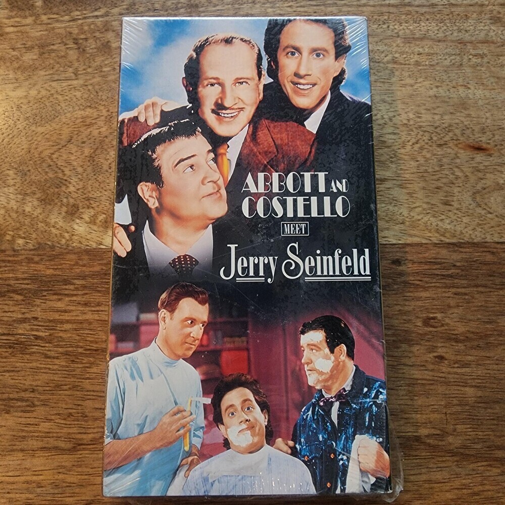 Vintage Abbott & Costello Meet Jerry Seinfeld VHS Documentary Universal Sealed